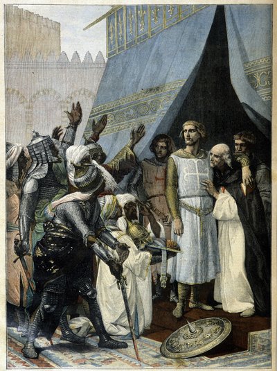San Luigi a Gerusalemme (dal dipinto di Cabanel) - in “Le Petit Journal” dell