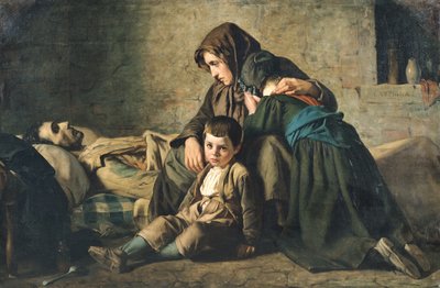 La morte del povero da Alexandre Antigna