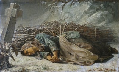 La povera donna, 1857 da Alexandre Antigna