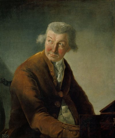 Ritratto di Carl Friedrich Abel da Alexandre Auguste Robineau