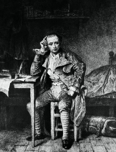 Ritratto di André Marie Chénier da Alexandre Bida