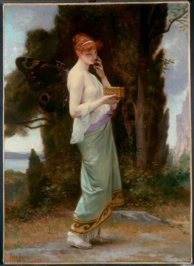 Psiche con la scatola di Proserpina da Alexandre Cabanel