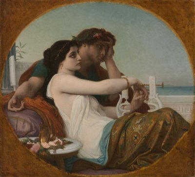 Alghe e Bonifacio, c. 1857 da Alexandre Cabanel