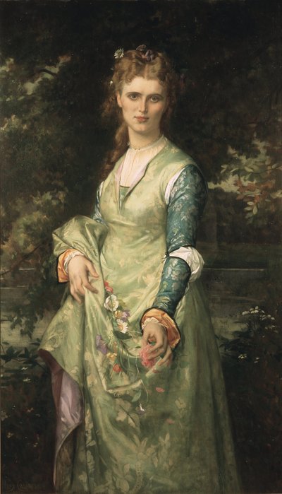 Christina Nilsson come Ofelia da Alexandre Cabanel