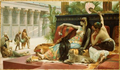 Cleopatra testa il veleno sugli schiavi condannati da Alexandre Cabanel