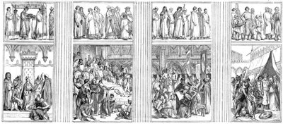 Dipinto nel transetto sinistro del Pantheon, Parigi da Alexandre Cabanel