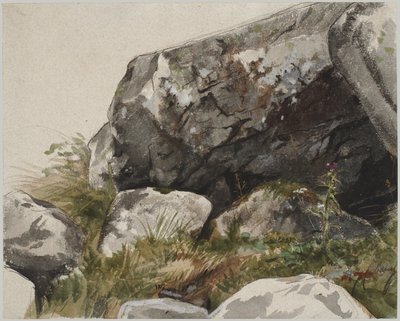 Paesaggio roccioso da Alexandre Cabanel
