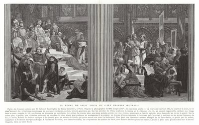 Il regno di San Luigi, o le sue grandi opere da Alexandre Cabanel