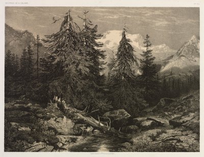 Torrente alpino da Alexandre Calame