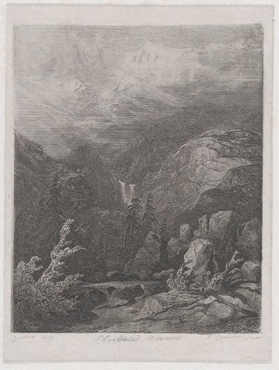 Paesaggio (1839) da Alexandre Calame