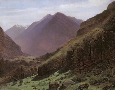Studio di montagna, c.1840-43 da Alexandre Calame