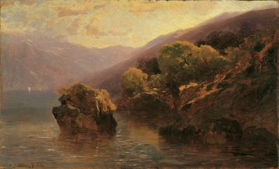Parte del Lago di Ginevra da Alexandre Calame
