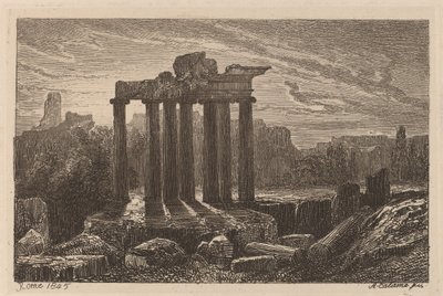 Rovine romane da Alexandre Calame