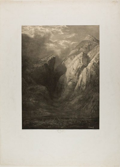Le Alpi, da Vari siti paesaggistici da Alexandre Calame