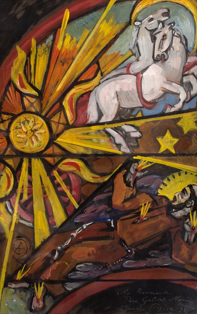 Progetto di vetrata per Saint-Maurice, c.1930-32 da Alexandre Cingria