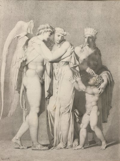 Cupido e Psiche da Alexandre Evariste Fragonard