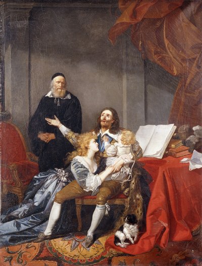 Re Carlo I che si congeda dalla sua famiglia prima della sua esecuzione da Alexandre Evariste Fragonard