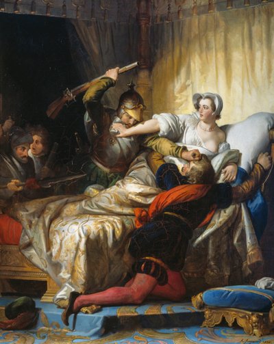 Massacro nella notte di San Bartolomeo (24 agosto) da Alexandre Evariste Fragonard