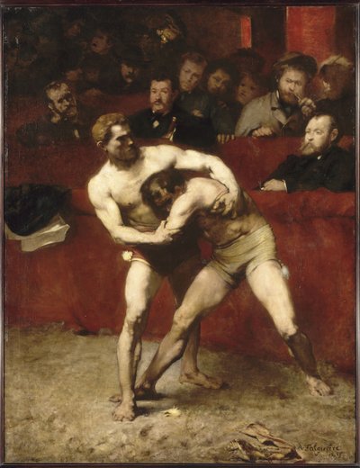 Lottatori da Alexandre Falguière