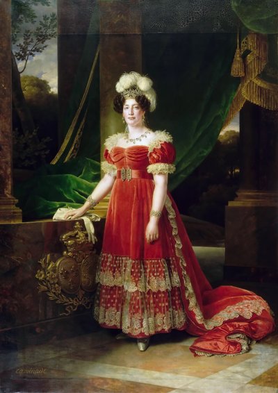 Ritratto di Maria Teresa di Francia 1778-1851 da Alexandre Francois Caminade