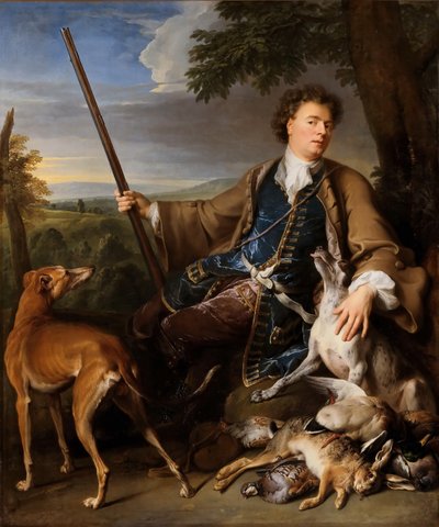 Autoritratto in abito da caccia, ca 1699 da Alexandre Francois Desportes
