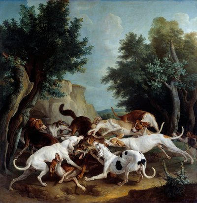 Caccia al lupo da Alexandre Francois Desportes