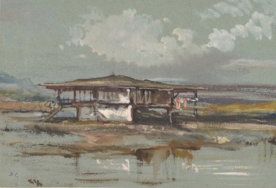 Una casa in Turchia, 1820-60 da Alexandre Gabriel Decamps