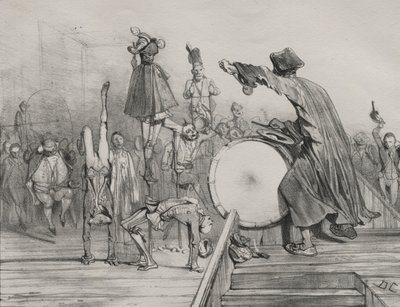 Grande acrobata!, 1830-1831 da Alexandre Gabriel Decamps