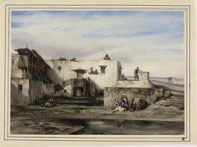 Villaggio greco da Alexandre Gabriel Decamps