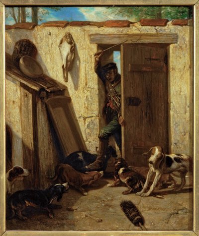 La cour des chiens - il canile ... da Alexandre Gabriel Decamps