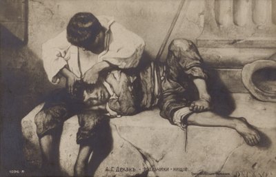 Ragazzi poveri, XIX secolo da Alexandre Gabriel Decamps