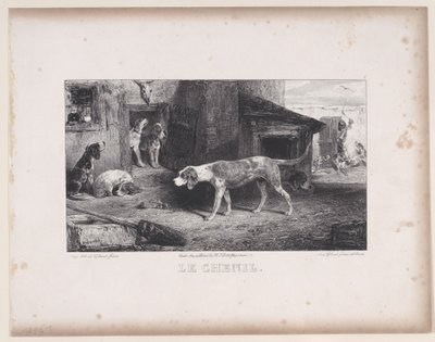 Il canile, dalla serie Scene di caccia da Alexandre Gabriel Decamps