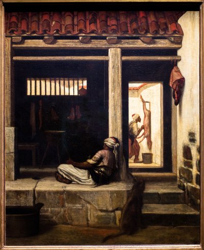 Il macellaio turco da Alexandre Gabriel Decamps