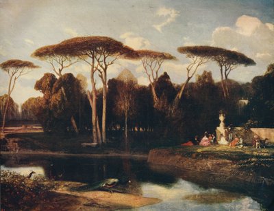 La Villa Doria - Panfili, Roma, 1838-1839, c1915 da Alexandre Gabriel Decamps