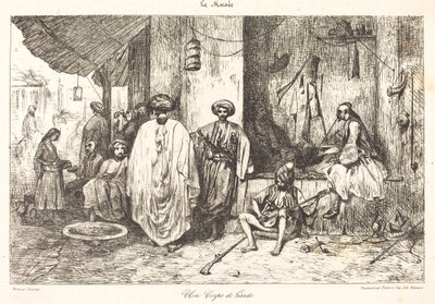 Un corpo di guardia da Alexandre Gabriel Decamps