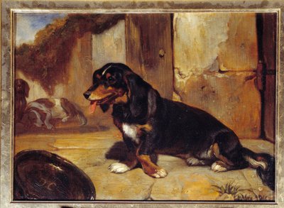 Un cane basset da Alexandre Gabriel Decamps