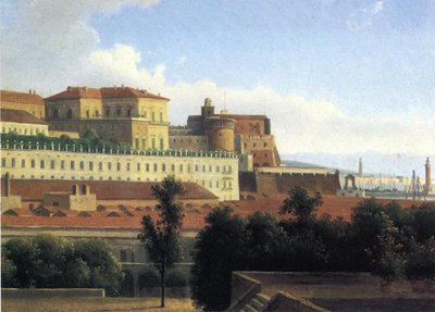 Napoli, il Palazzo Reale, c.1780 da Alexandre Hyacinthe Dunouy