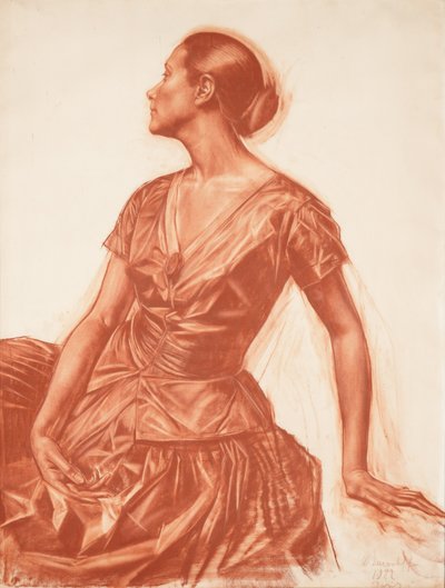 Ritratto di Salome Andronikova da Alexandre Iacovleff