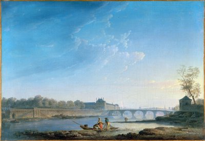Il Quai delle Tuileries e il Pont Royal, c.1780 da Alexandre Jean Noel