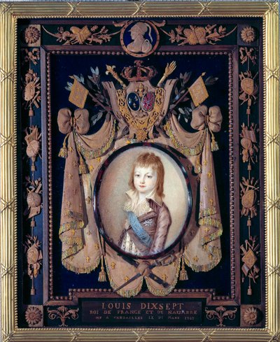 Ritratto del delfino Luigi XVII (1785-1795) da Alexandre Kucharski