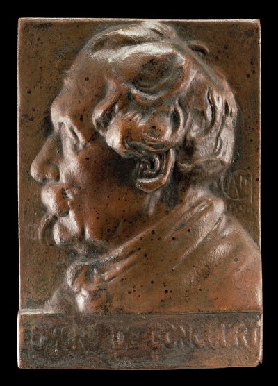 Edmond de Goncourt, scrittore e critico da Alexandre Louis Marie Charpentier