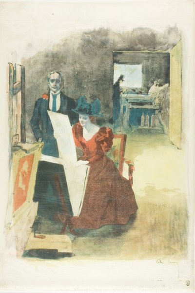 Copertina per il portfolio, I pittori-litografi (Les Peintres Lithographes) da Alexandre Lunois