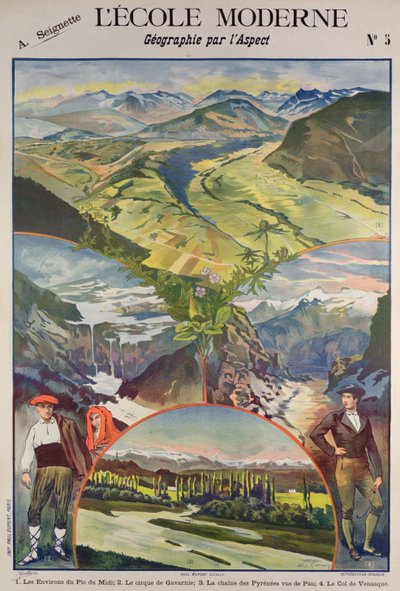 Poster dei Pirenei da Alexandre Lunois