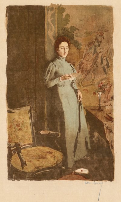 La lettera, 1894 da Alexandre Lunois