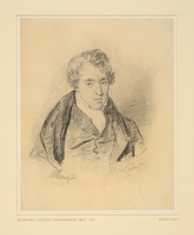 Ritratto di Richard Parkes Bonington, c.1825-30 da Alexandre Marie Colin