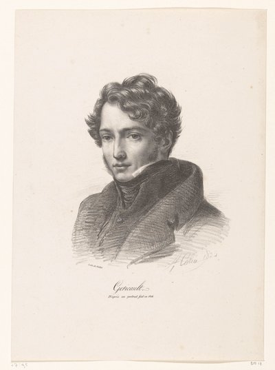 Ritratto di Théodore Géricault da Alexandre Marie Colin