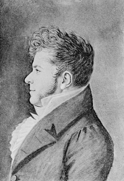 Giovane Stendhal, c.1815 da Alexandre Marie Longuet