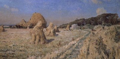 Covoni di Grano in un Campo da Alexandre Nozal