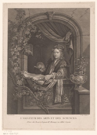 Autoritratto di Gerard Dou da Alexandre Tardieu