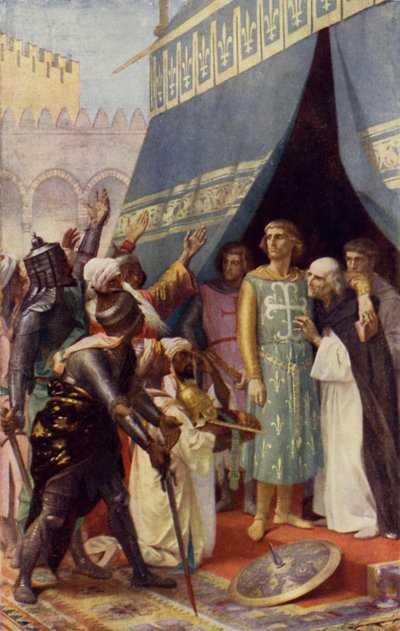 San Luigi Prigioniero nelle Mani dei Saraceni da after Alexandre Cabanel